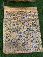 Embellished Organza Favor Bag: Handcrafted Potli with Drawstring