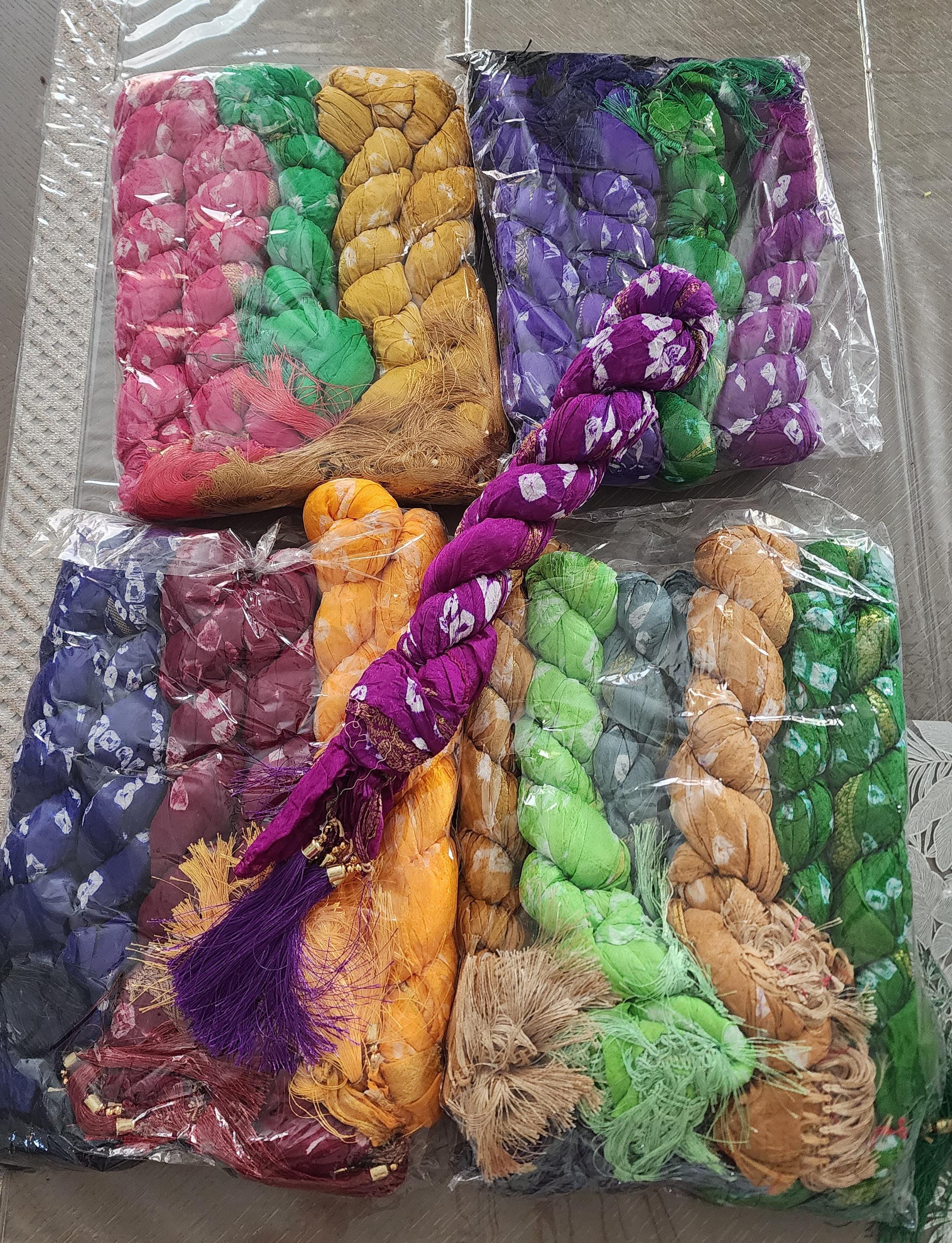 Bandhani Dupatta: Rajasthani Tie Dye Scarf with Tassels