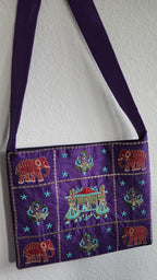 Indian Traditional Embroidered Work Peacock Jhola Bag. Crossbody Shoulder bags .