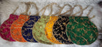 Embroidered Velvet Potli Bags - Indian Wedding Favor Bags.