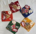 Lahariya Potli Bag Combo Set: Kundan Bangles, Jhumka Earrings - Wedding Favor