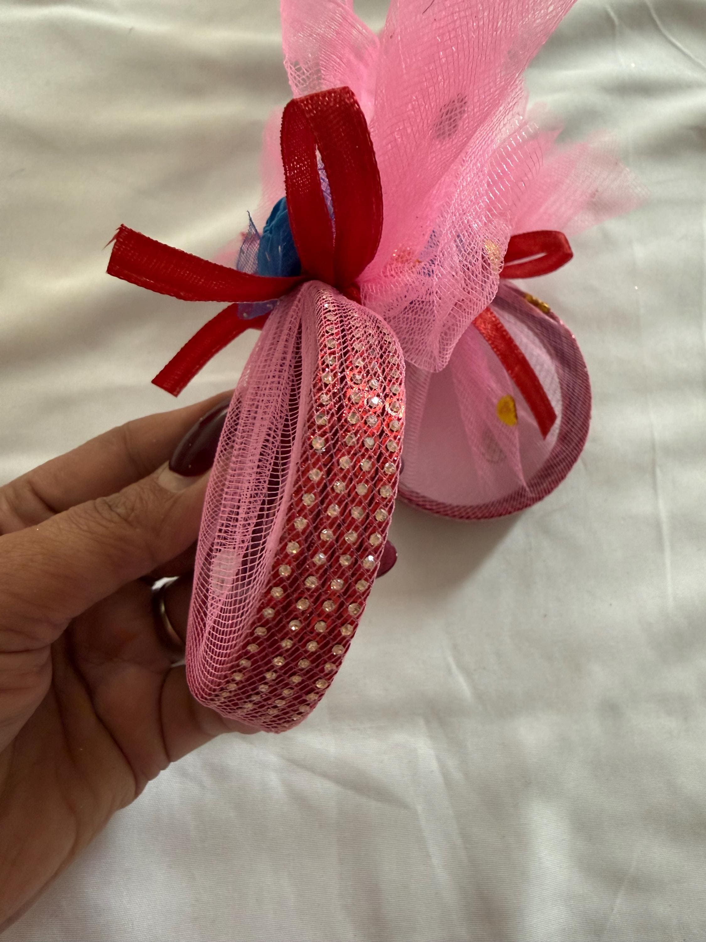 Multi Color Glass Bangles: Party Favor Set of 4.