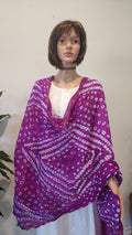 Bandhani Dupatta: Rajasthani Tie Dye Scarf with Tassels