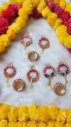 Shubh Labh Hanging Set: Diwali Decor with Tea Light combo Gift set.