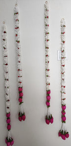 Lotus Bud & Jasmine Garland: Indian Wedding Wall Decor (60 inch)