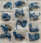 Handmade Rakhi Set: Evil Eye Rakhi, Haldi Kumkum Plate, Roli Chawal