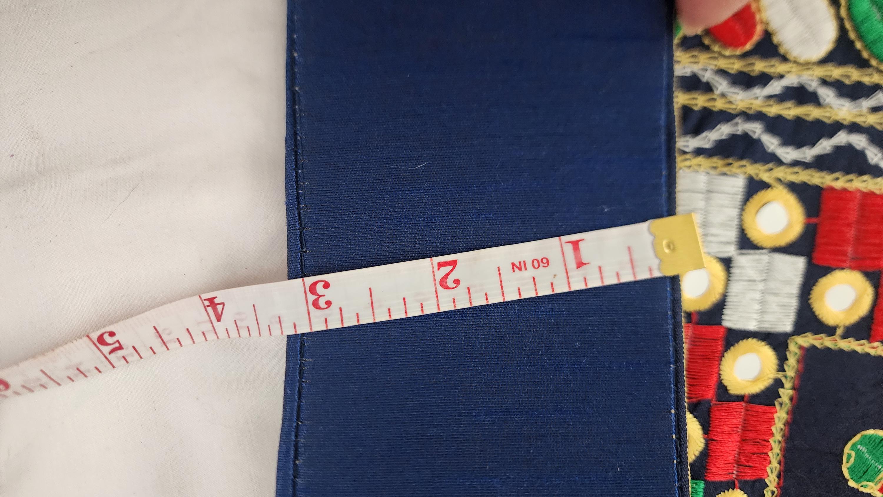 Embroidered Elephant Crossbody Bag: Indian Mirror Work Jhola Bag