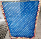 Bandhej Art Silk Dupatta: Rajasthani Gota Work, Latkan Wedding Favor.