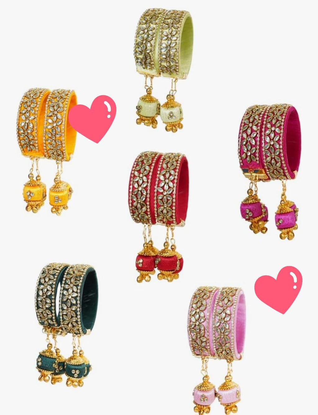 Indian Resham Bangle: Traditional Handmade Jewelry, Diwali Gift