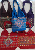 Embroidered Mirror Work Jhola Bag Crossbody.
