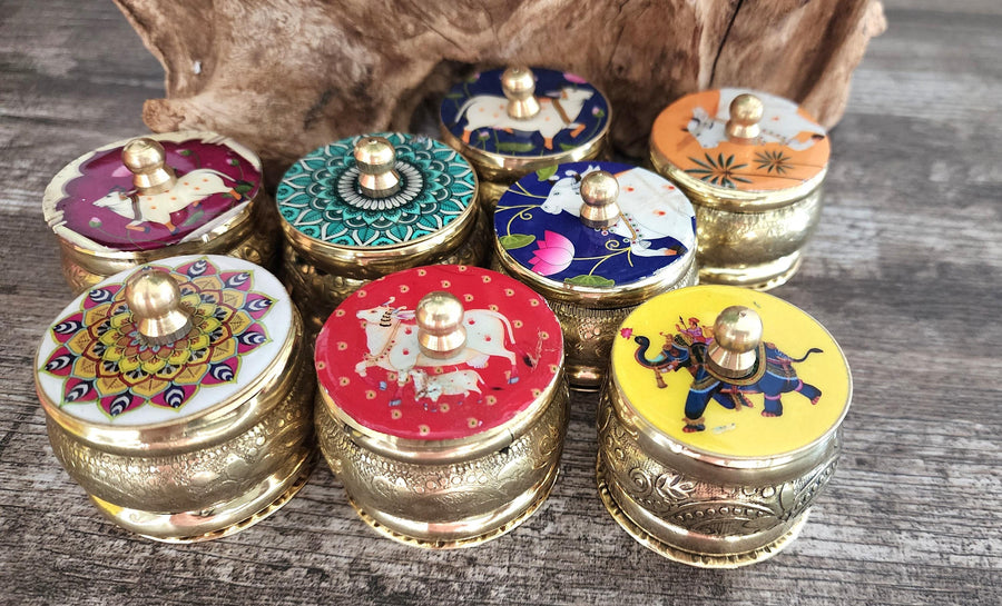 Designer Haldi Kumkum Plates
