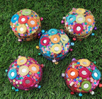 Haldi Kumkum Holder Set: Handcrafted Beaded Wedding Favor Boxes