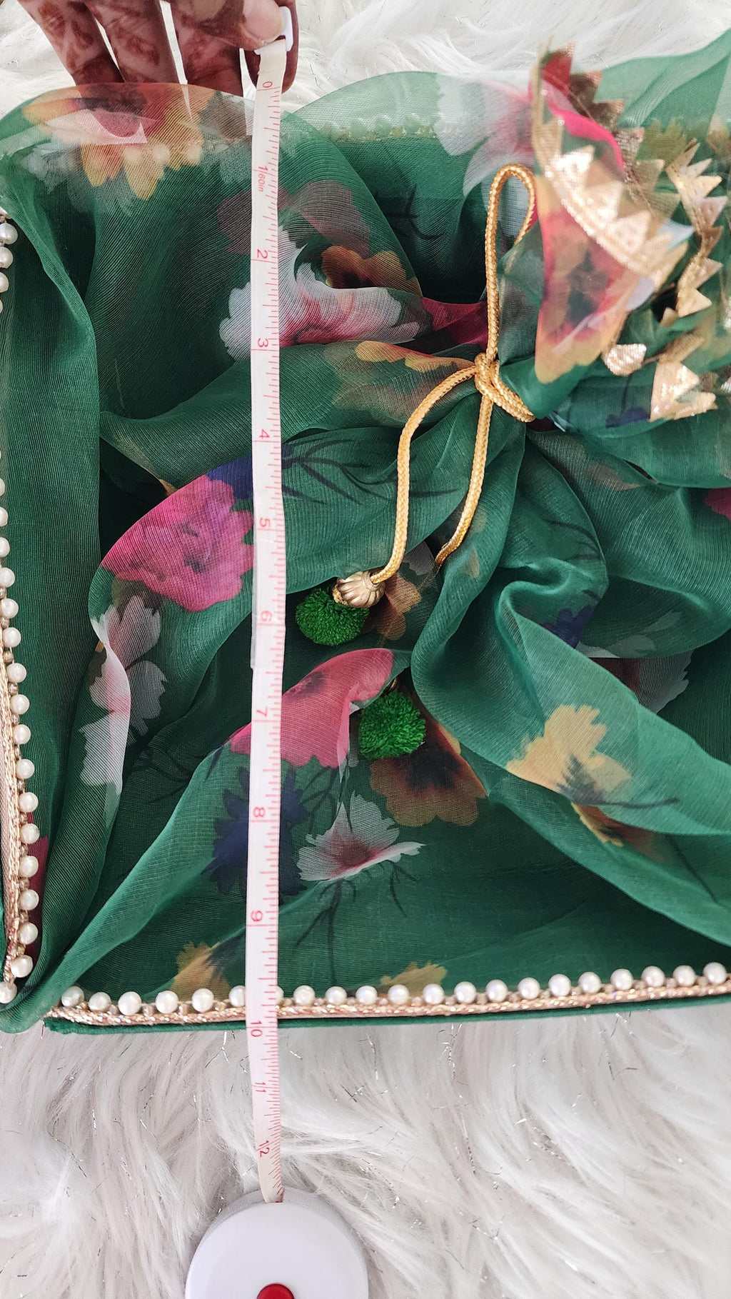 Floral Gift Box: Indian Wedding Favor, Baby Shower Basket