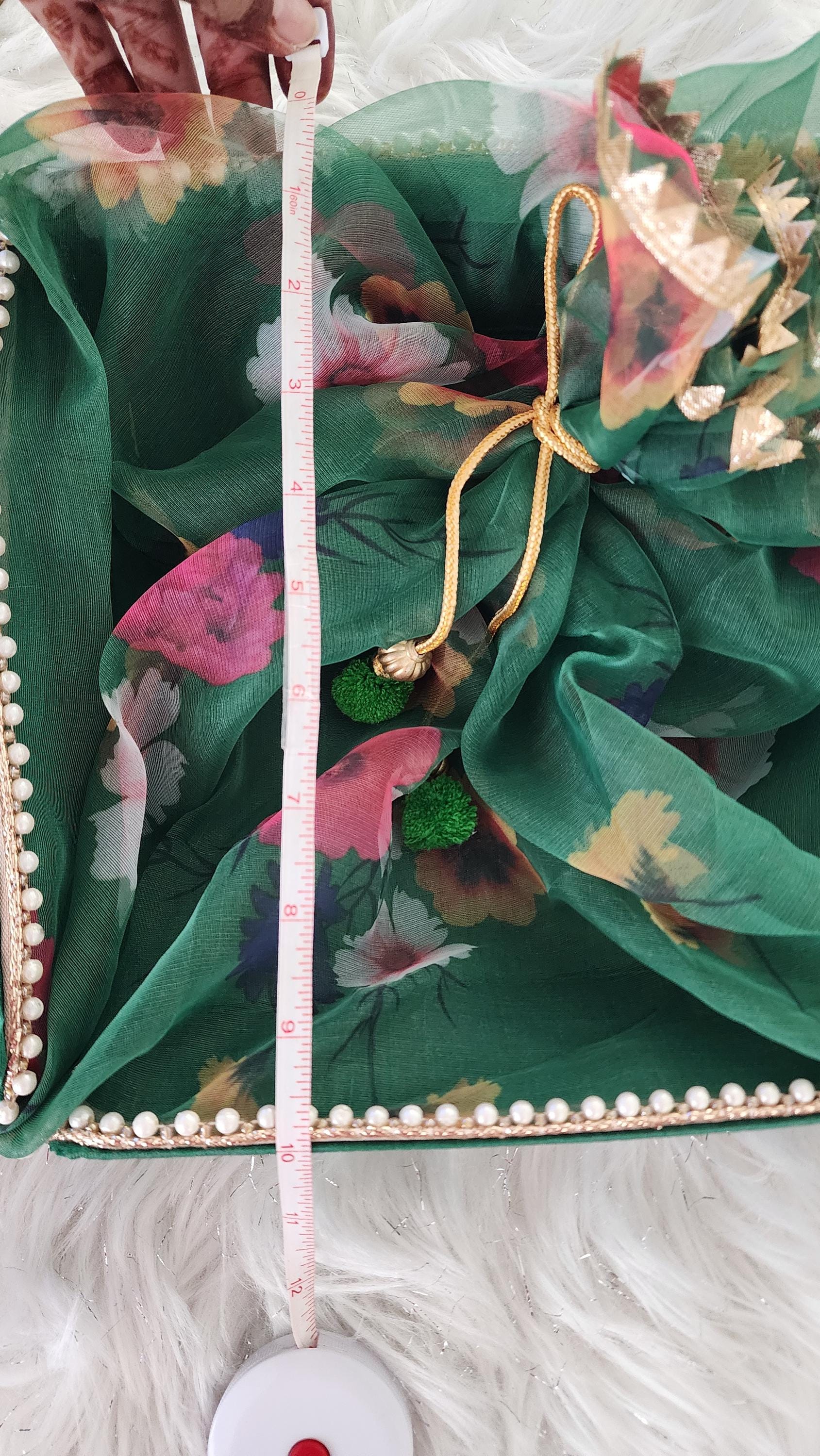 Floral Gift Box: Indian Wedding Favor, Baby Shower Basket