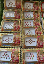 Decorative Bindi Card, Indian Wedding Favor, Shagun Gift