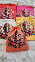 Diwali Potli Bag Set: Pooja Favors, Housewarming Gifts