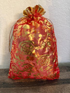 Customizable 5X7 Organza Gift Bags, Elevate Your Gift-Giving Experience Weddings and Special Occasions