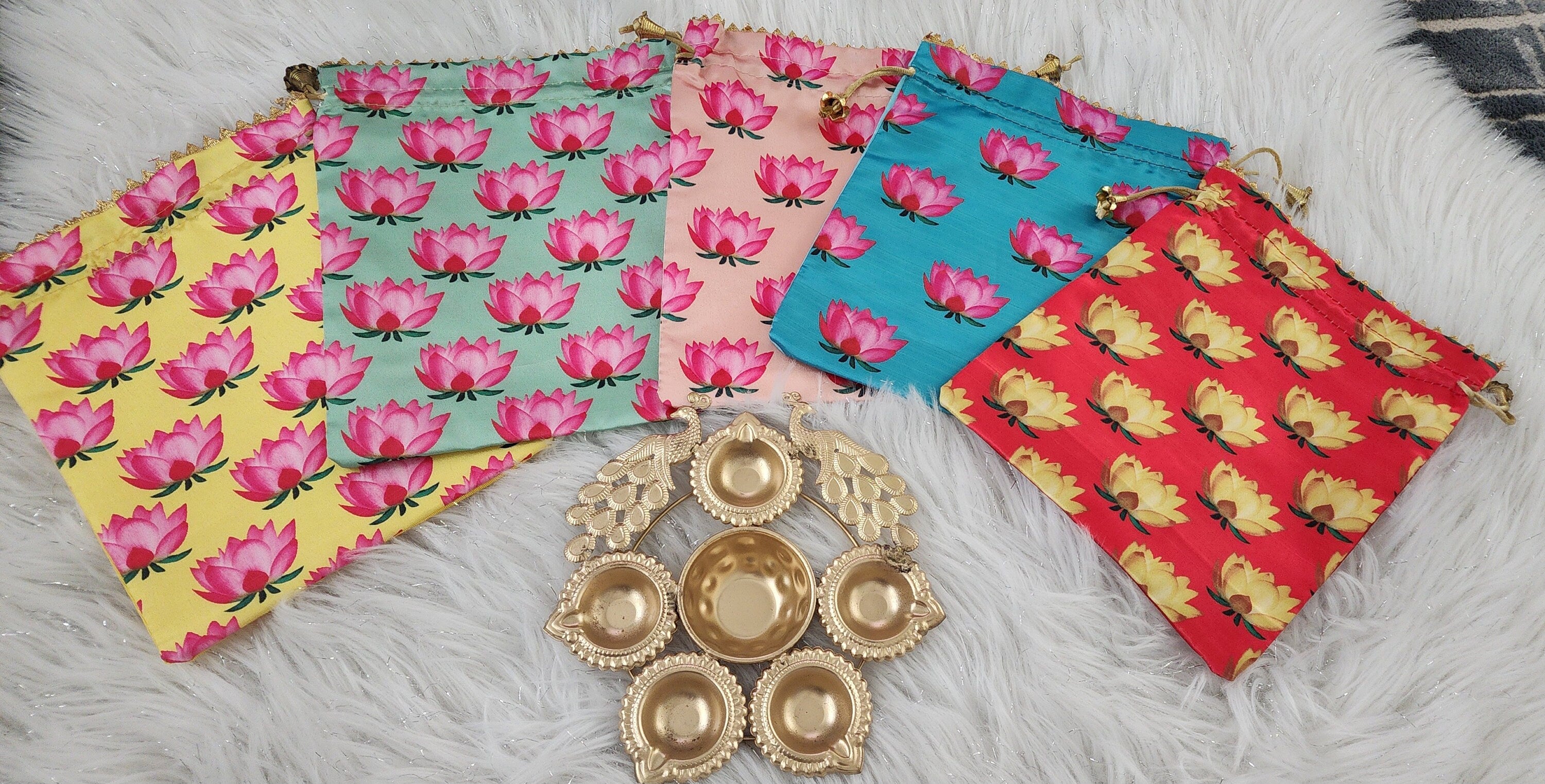 Metal Urli with Diyas: Diwali Housewarming Return Gift