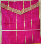 Gotta Patti Saree Cover: Indian Wedding Trousseau Bag (16x14 inches)