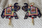 Elephant Shubh-Labh Hanging: Diwali Decoration, Mandir Decor (4 inches)