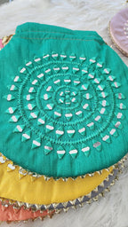 Handcrafted Moti Work Potli Bag: Indian Wedding Favor
