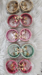 Indian Resham Bangle: Traditional Handmade Jewelry, Diwali Gift