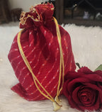 Jaipuri Leheriya Potli Bags - Wedding Favor Gift Bags