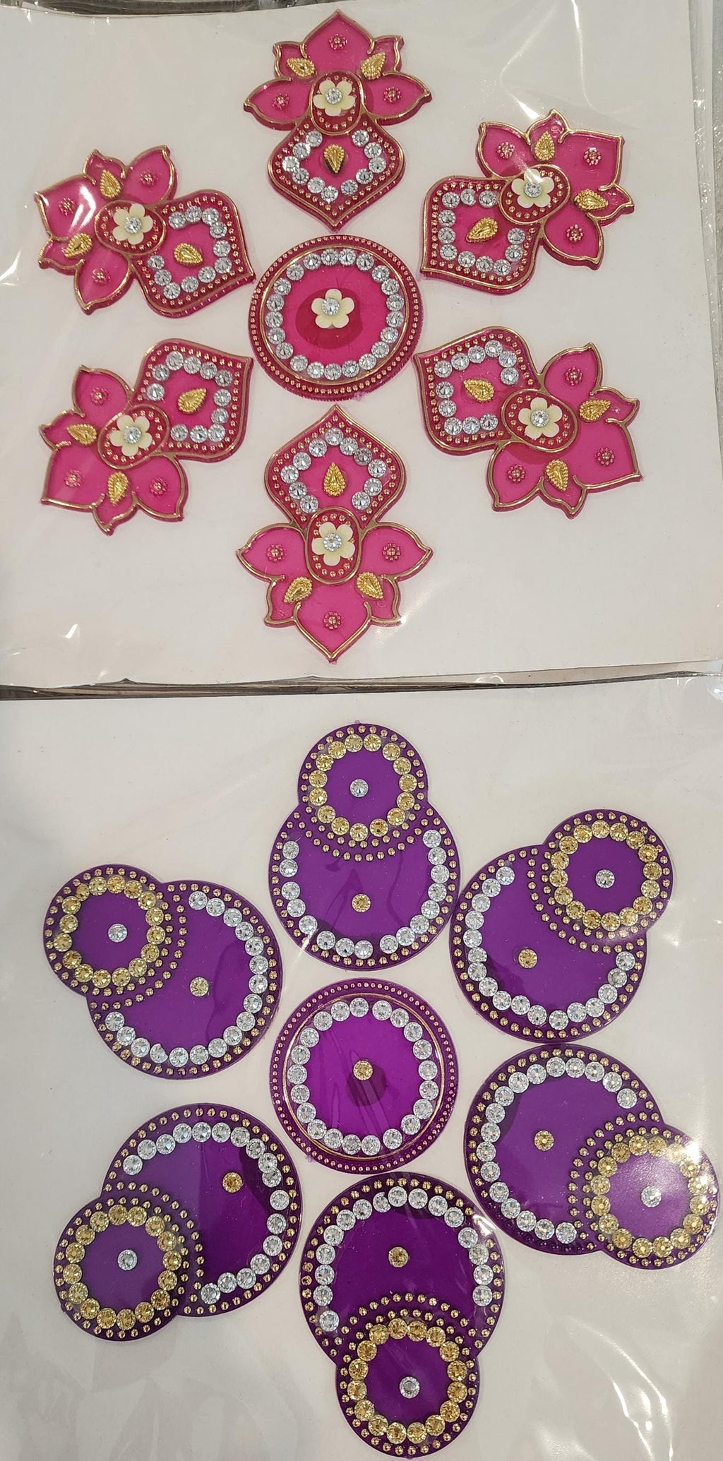 Acrylic Rangoli, 7 Inch Diwali Home Decor
