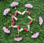 Handmade Lotus Haldi Kumkum Holder: MDF Pooja Favor