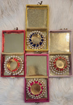 Ganesa Laxmi Tea Light Holder Box: Diwali Wedding Favor Return Gift