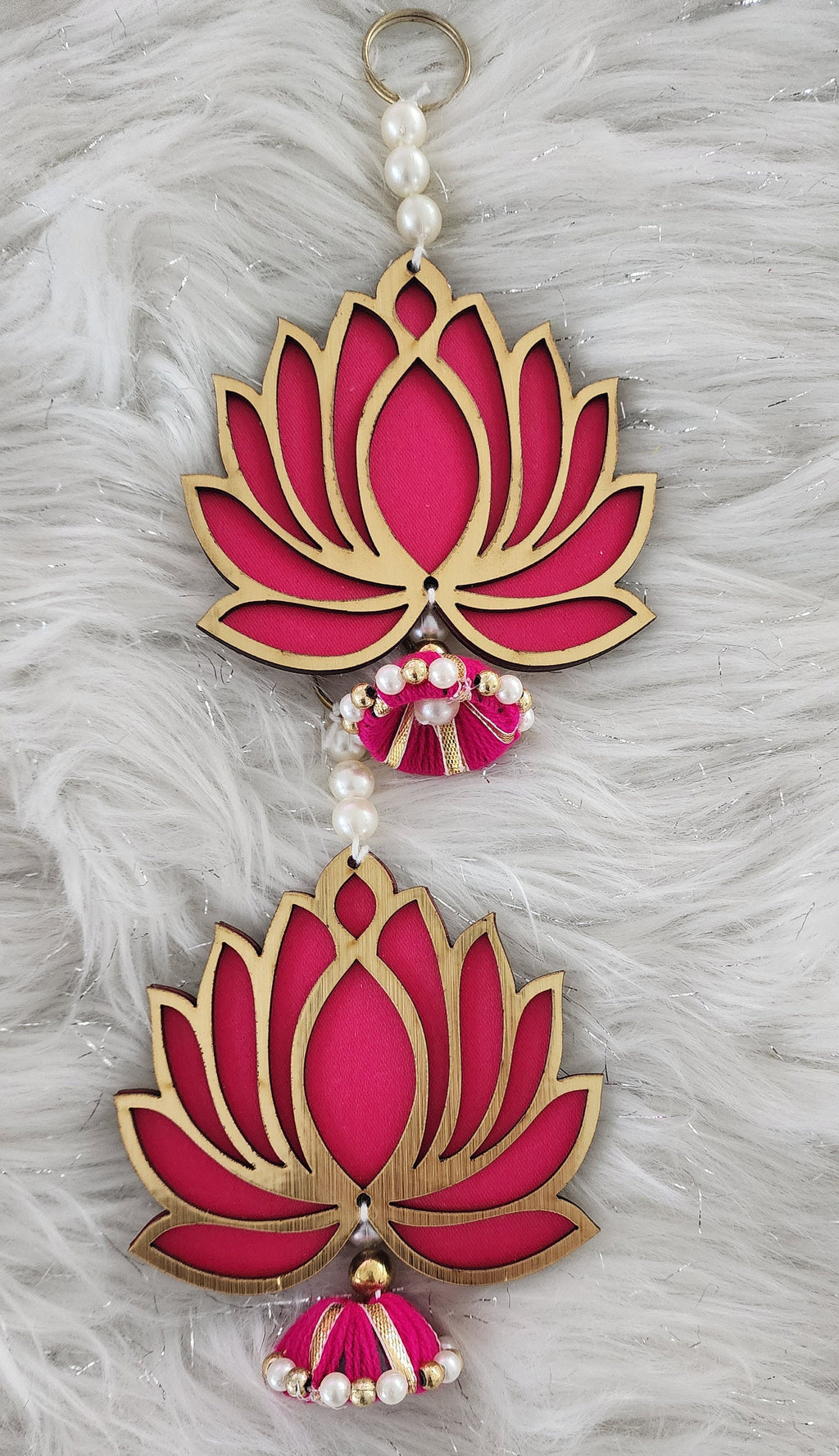 Lotus Hanging Pair: Diwali Decoration, Indian Wedding Decor