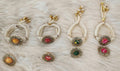 Bandhani Print Bracelet Ring Set: Sangeet Wedding Party Favors Navratri Gifts
