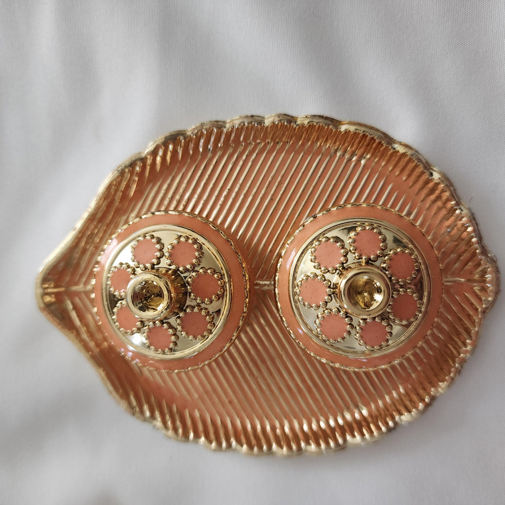 Haldi Kumkum Handmade Decorative Plates: Vermilion Holder Pooja Thali, Mehndi Decoration.