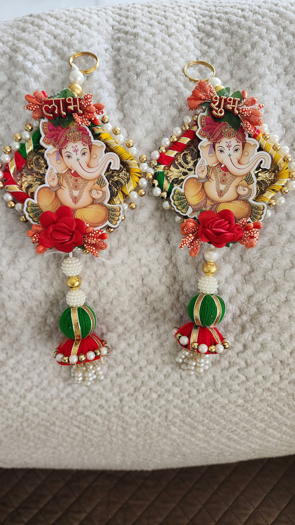 Ganesh Shubh-Labh Hanging: Indian Wedding Diwali Decor.