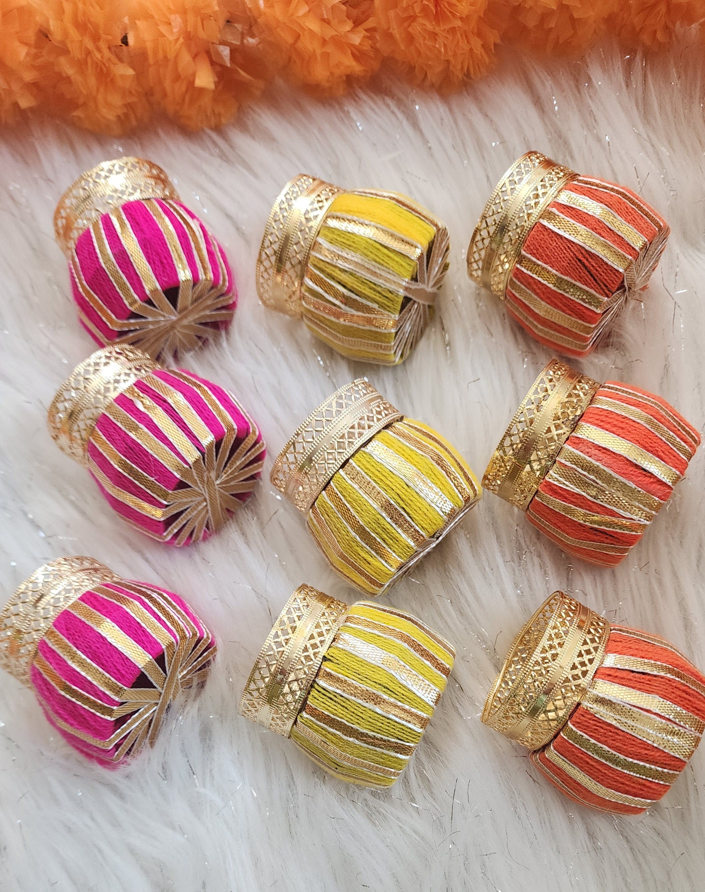 Handmade Multicolor Tea Light Holder: Diwali Favor, Pooja Decor (2.5 inches)