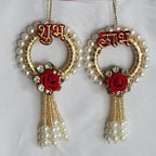 Shubh-Labh Hanging: Diwali Mandir Decor, Indian Wedding.