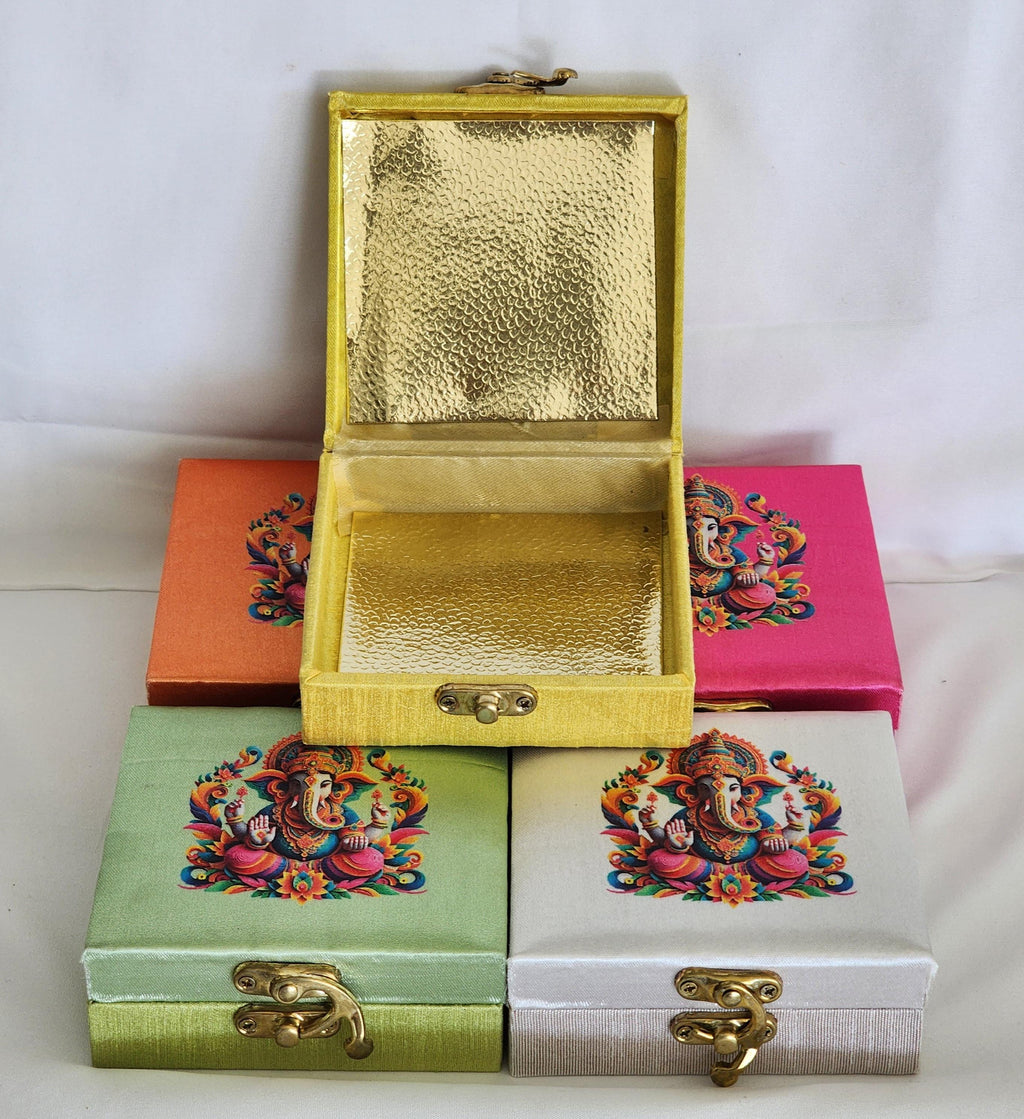 Ganesa Handmade Tea Light Holder: Diwali Wedding Favor, Pooja Decor.
