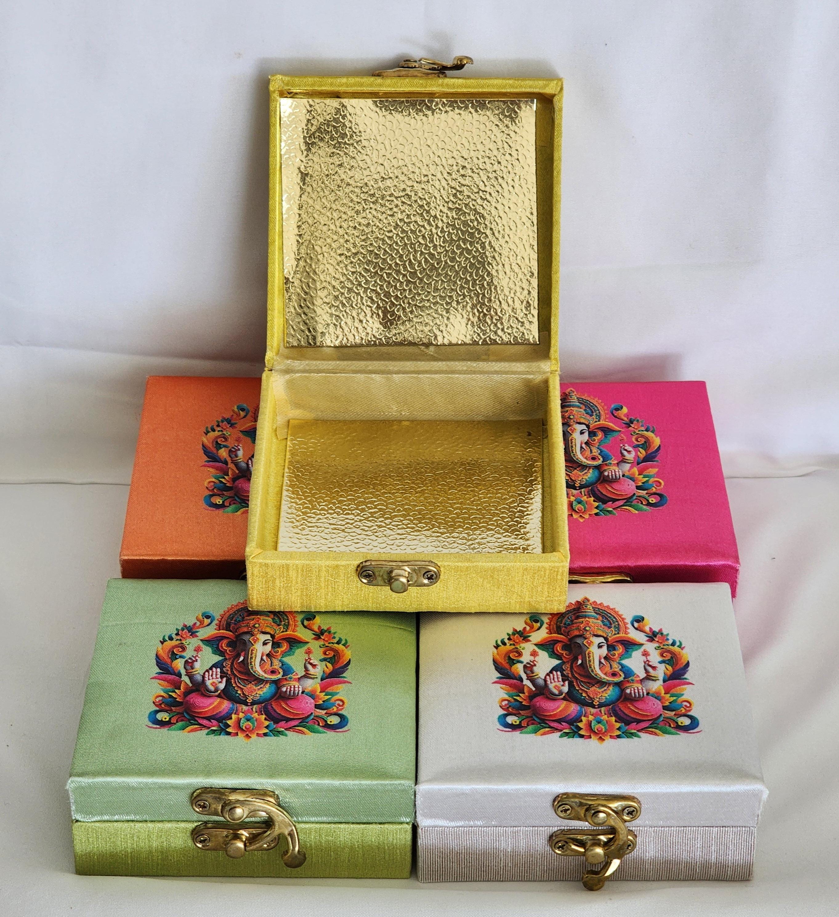 Ganesa Handmade Tea Light Holder: Diwali Wedding Favor, Pooja Decor.