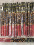 Handmade Dandiya Sticks: Indian Navratri Dance Sticks (Pair).