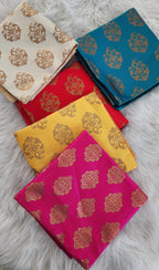 Handmade Silk Cushion Covers: Decorative Throw Pillow Set of 5 (18x18 Inches)
