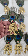 Radha Krishna Wedding Brooches: Indian Wedding Favors.