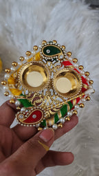 Handcrafted Haldi Kumkum Plate Set: Indian Pooja Return Gifts