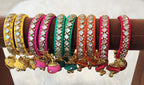 Indian Bangles: Resham Jewelry, Diwali Gift, Wedding Favors.