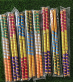 Handmade Dandiya Sticks: Indian Navratri Dance Sticks (Pair).