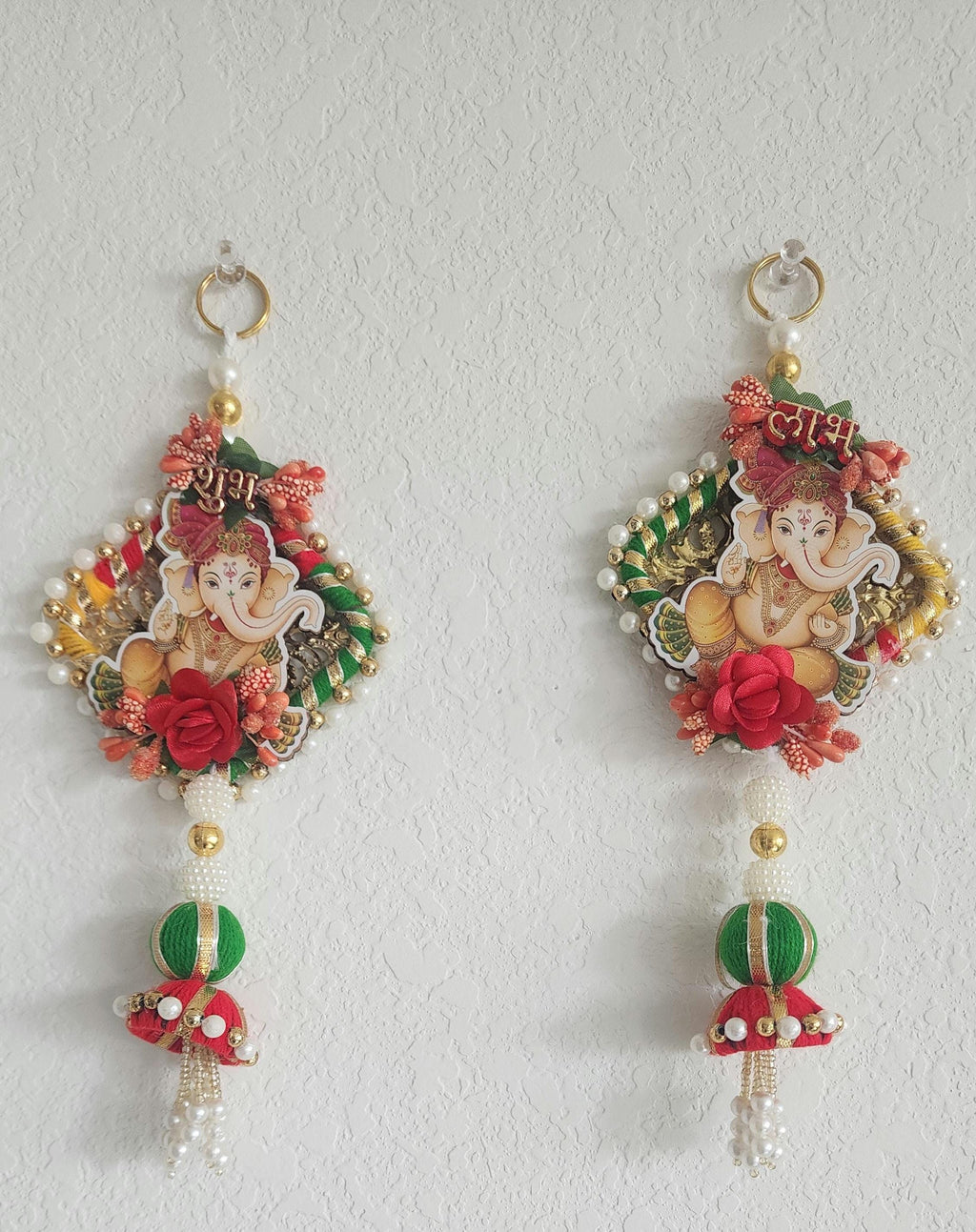Ganesh Shubh-Labh Hanging: Indian Wedding Diwali Decor.