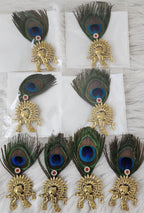 Radha Krishna Wedding Brooches: Indian Wedding Favors.