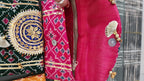 Bandhej Gota Work Silk Clutch Purses: Indian Wedding Favors