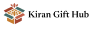 Kiran Gift Hub logo with a colorful box icon on a white background